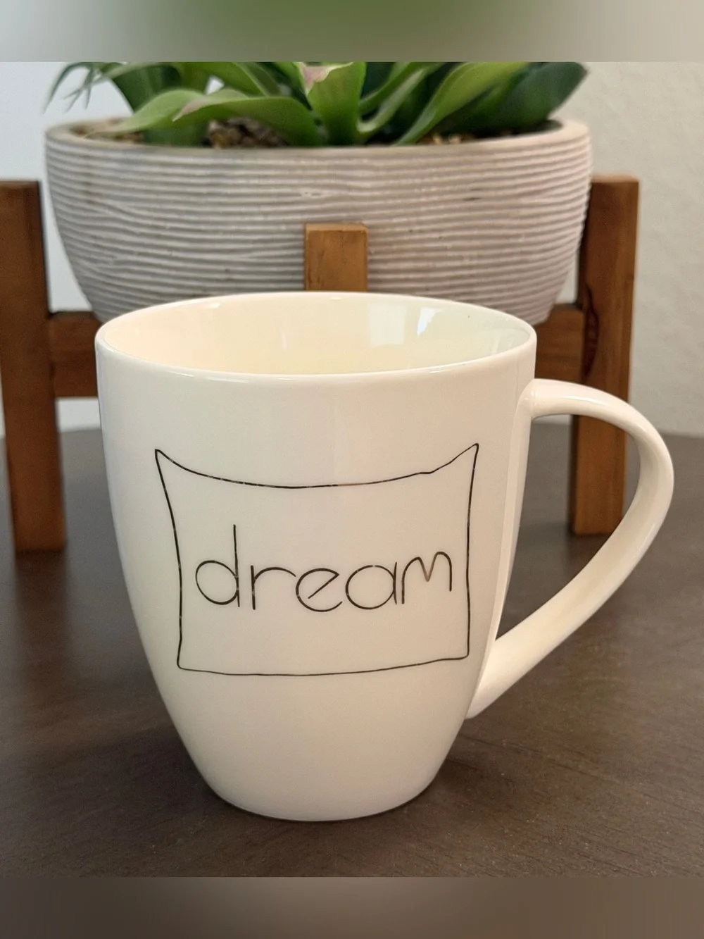 Set of 3 Mugs~ 2 XL Gold Polkadot Mugs & 1 M Dream Mug